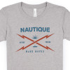 NAUTIQUE YOUTH MAKE WAVES SS TRIBLEND TEE-ATHLETIC GREY