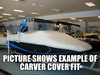 2000 CORRECT CRAFT SKI NAUTIQUE OPEN BOW W/ SWPF I/O BOAT COVER- ACRYLIC MARINE BLUE-OVERSTOCK