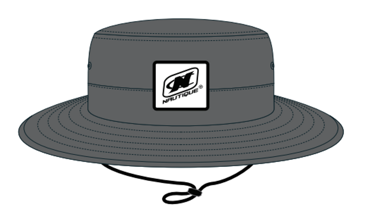 Nautique Woven Patch Wide Brim Hat