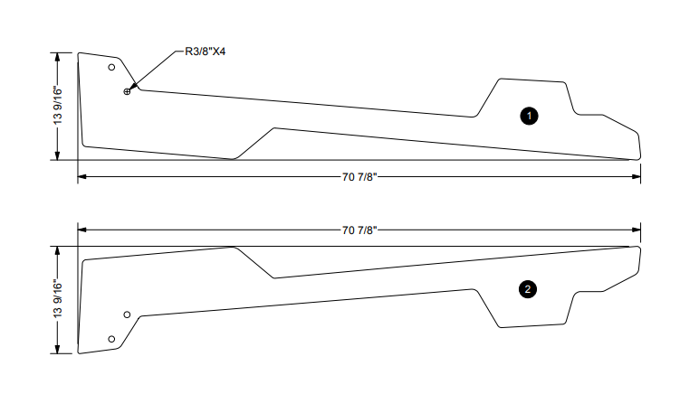 2019-2025 SKI NAUTIQUE GUNNEL LINERS SEADEK