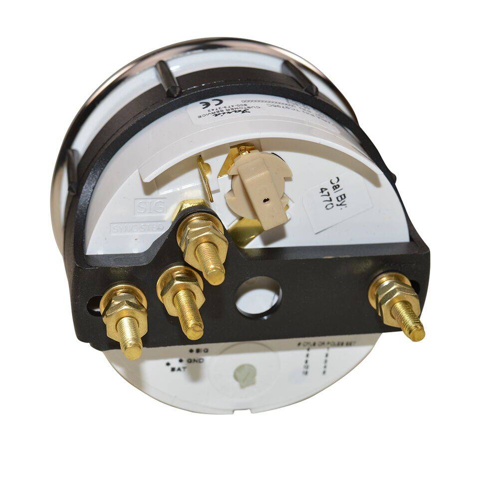 4" Tachometer, Faria, white