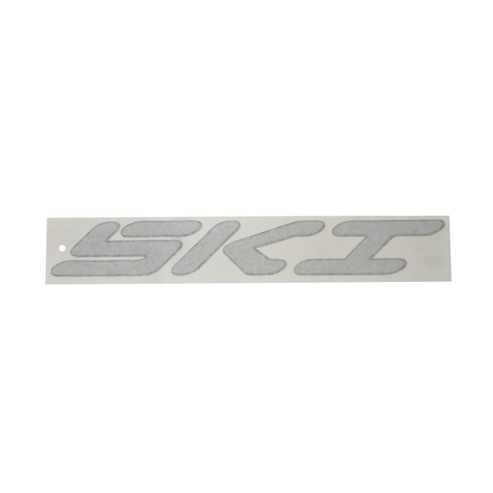 DECAL,  "SKI" , SIDE HULL GRAPHIC CHROME/BLACK,  2004-