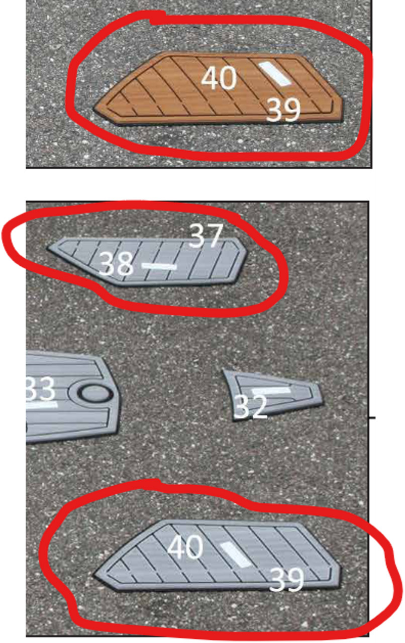 NON SKID KIT TITANIUM FOR ACRYLIC STEP PLATE FOR G SERIES BOATS