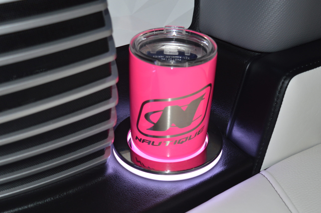 WHITE LED CUPHOLDER (Updated 2017 +style)