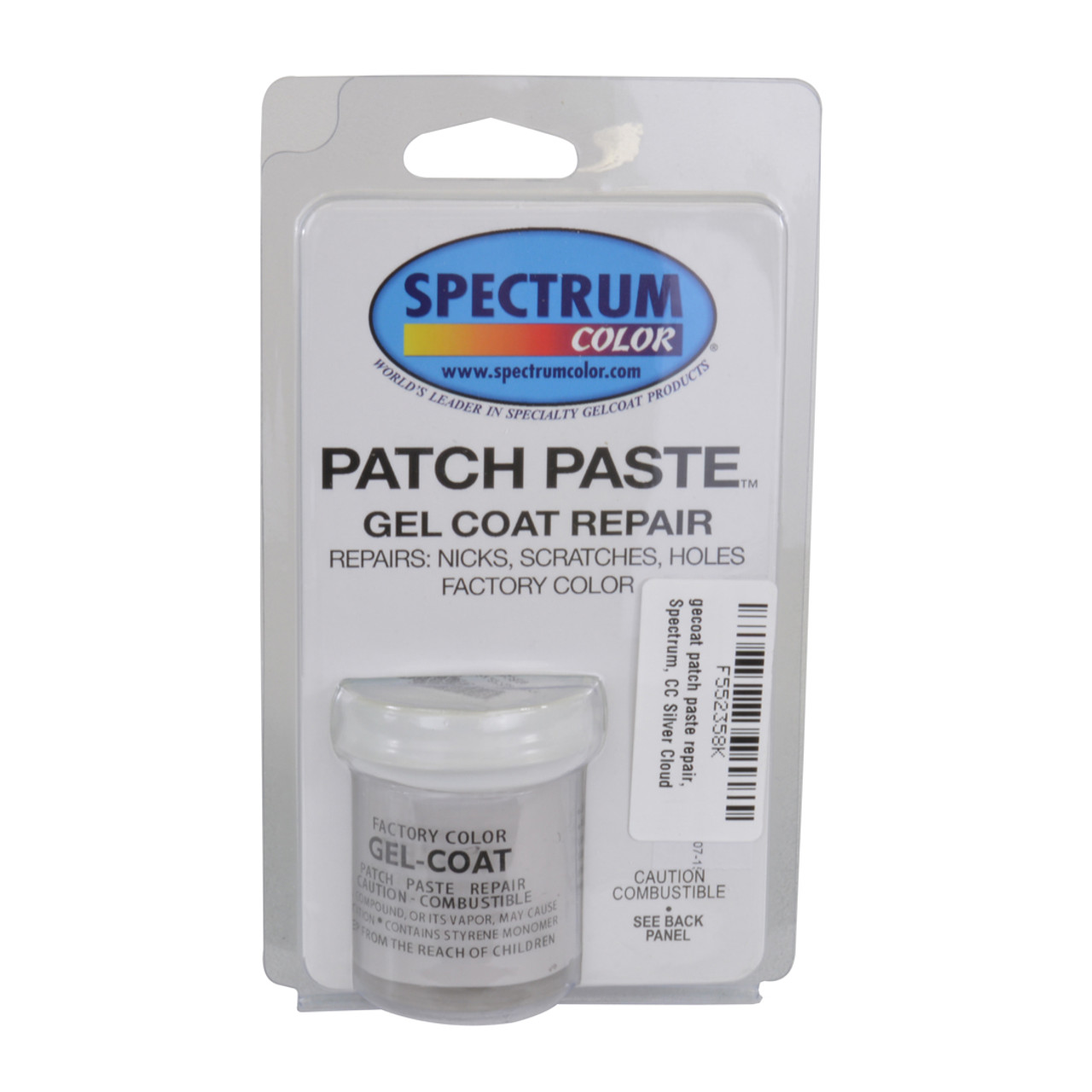 Gel Coat Patch Kit- Silver Cloud