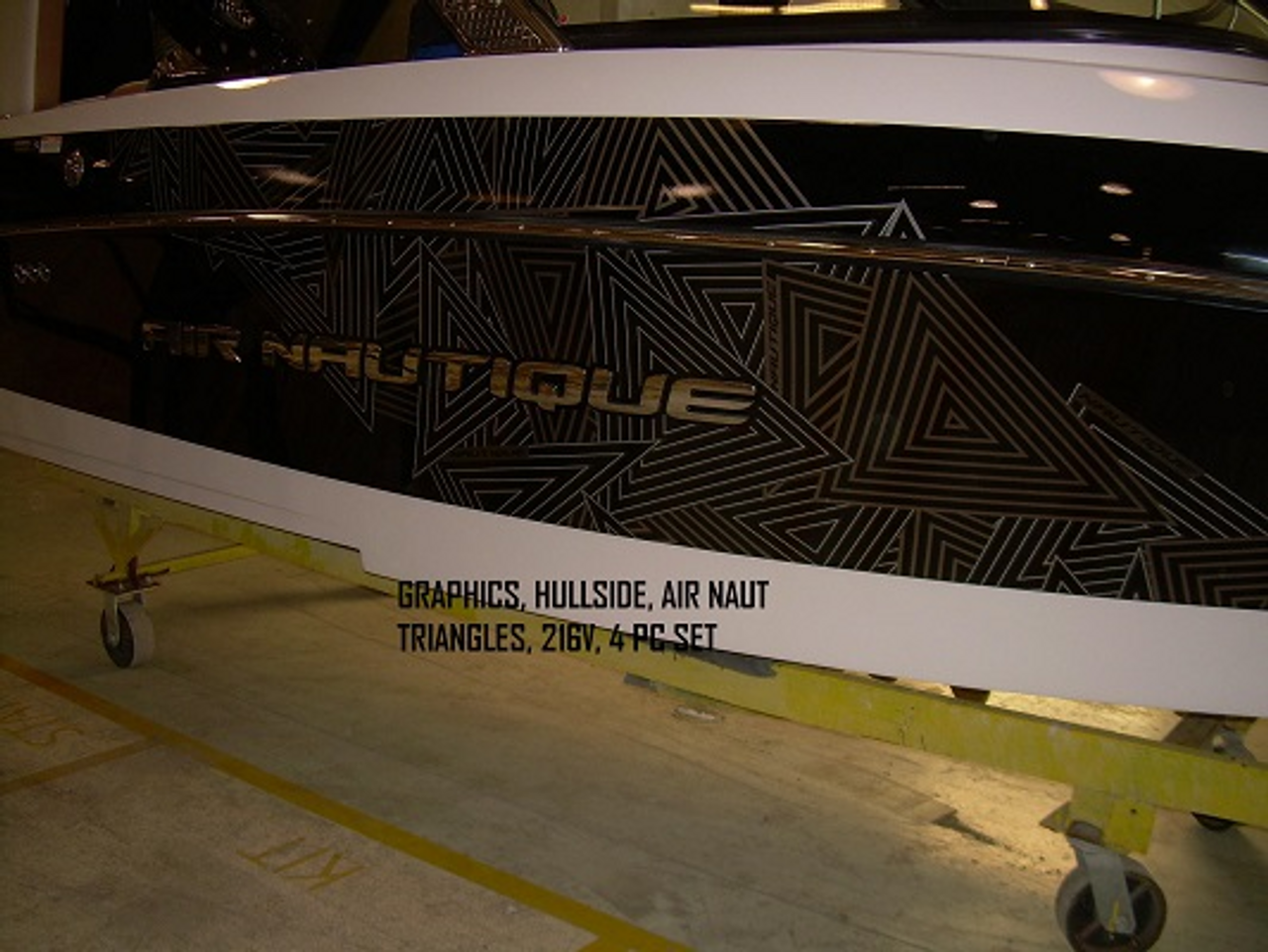 Air Nautique Hullside Triangle Graphics 216V (4 PC Set) 2011