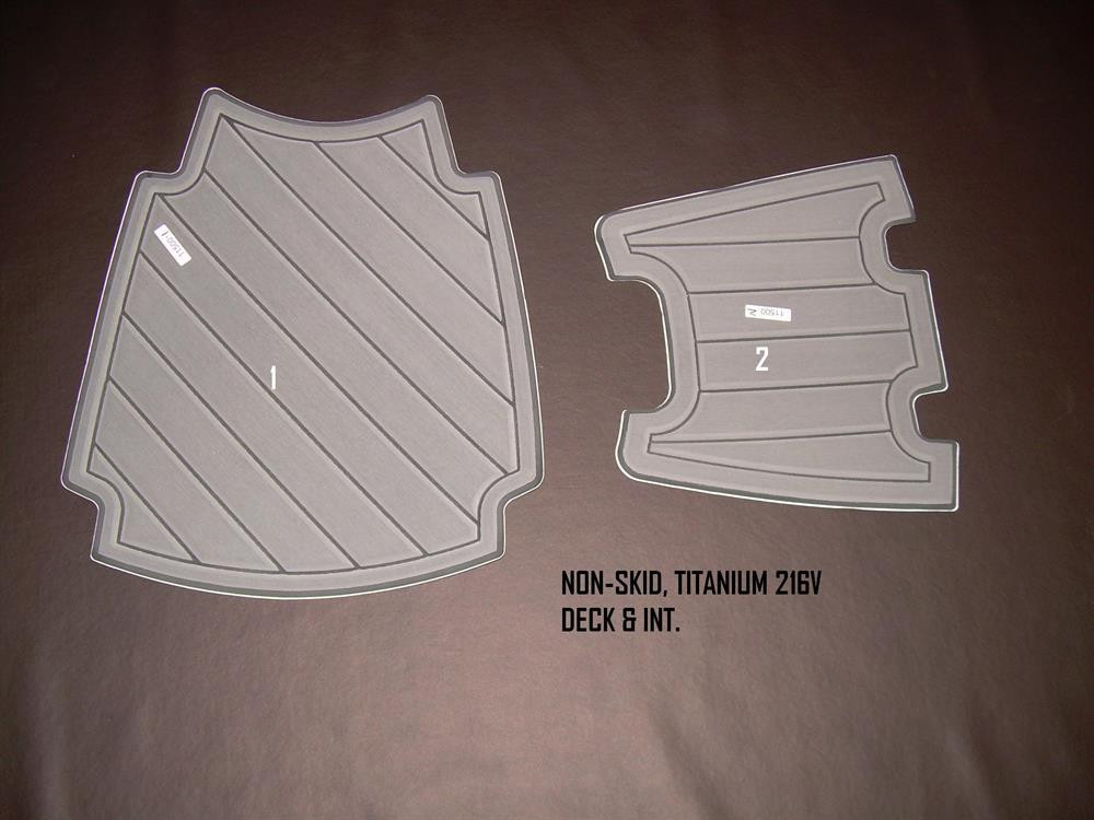 NON-SKID, TITANIUM 216V DECK & INT.