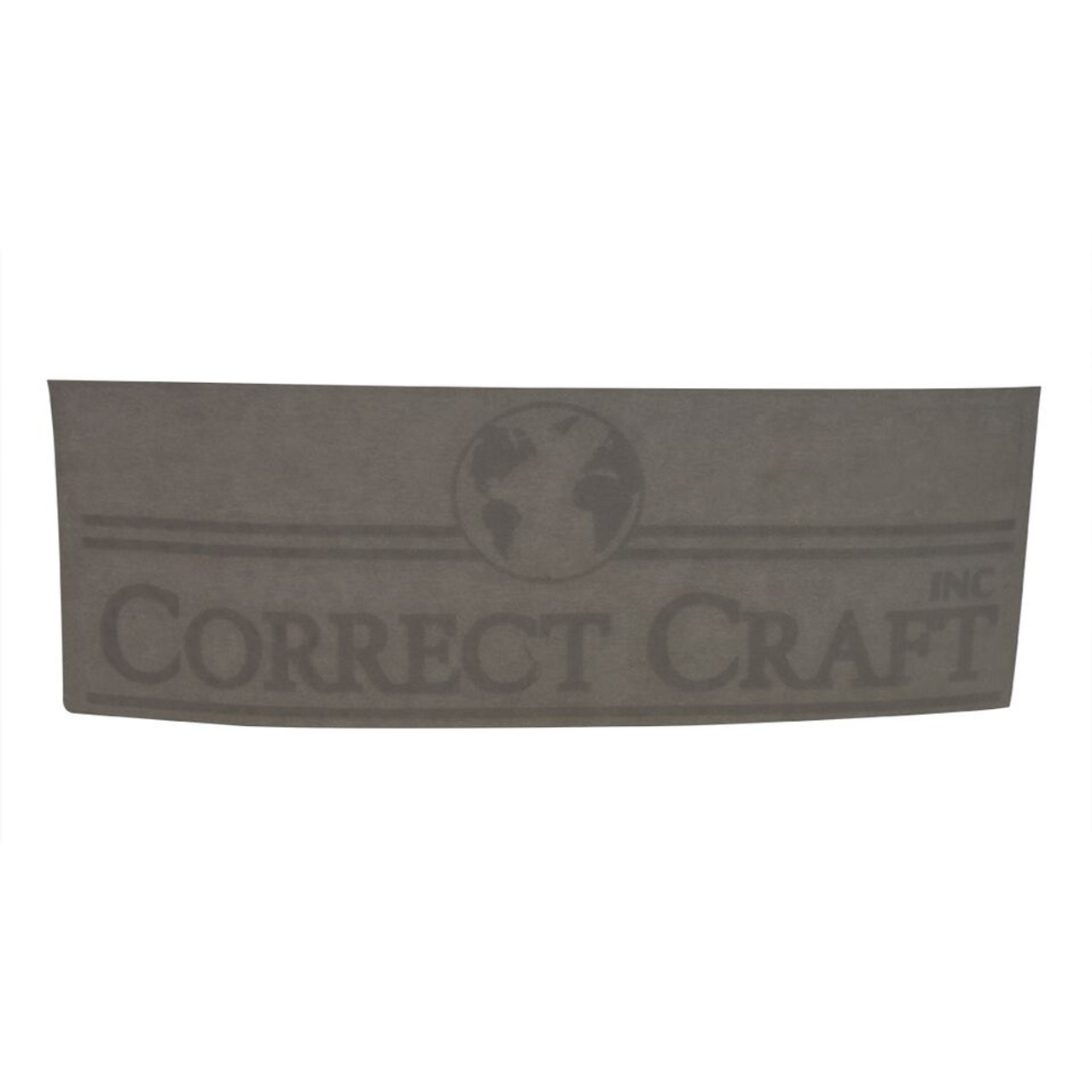 Decal, Corporate Logo, for glove box lid - gray, 90-92