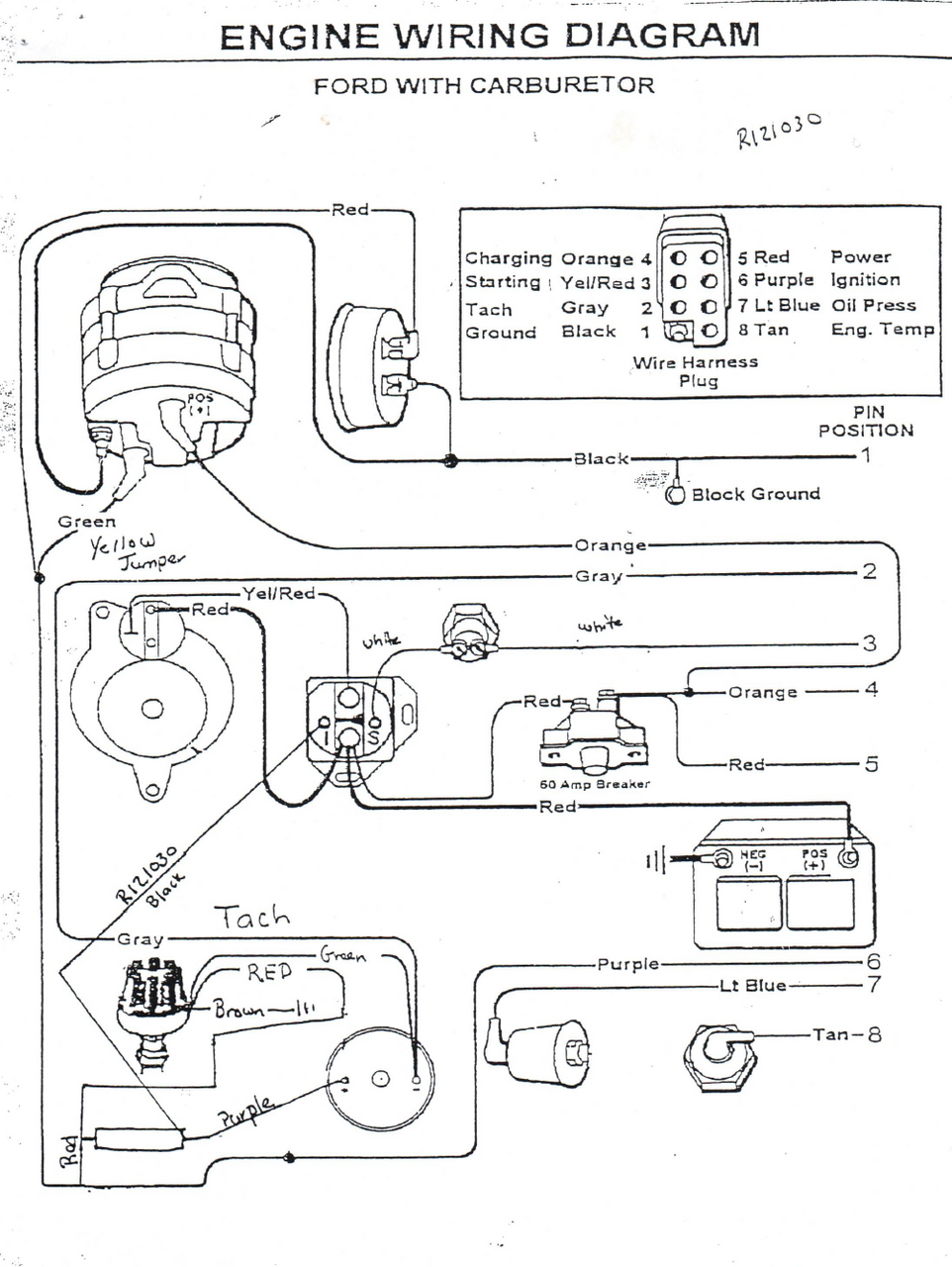 Starter, RH, Reverse Rotation - Permanent Magnet, Starter Kit for older Correct Craft boats prior to 1989, #70201
