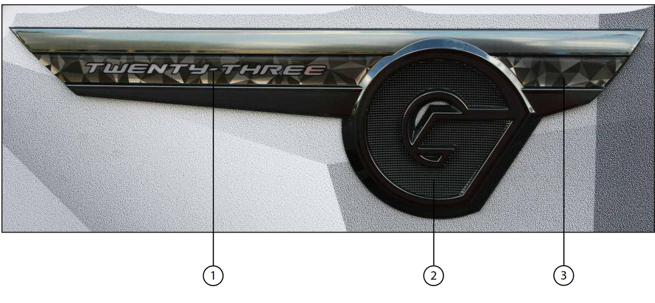 G Designator Decal G21, G23, G25 - 2016-2017