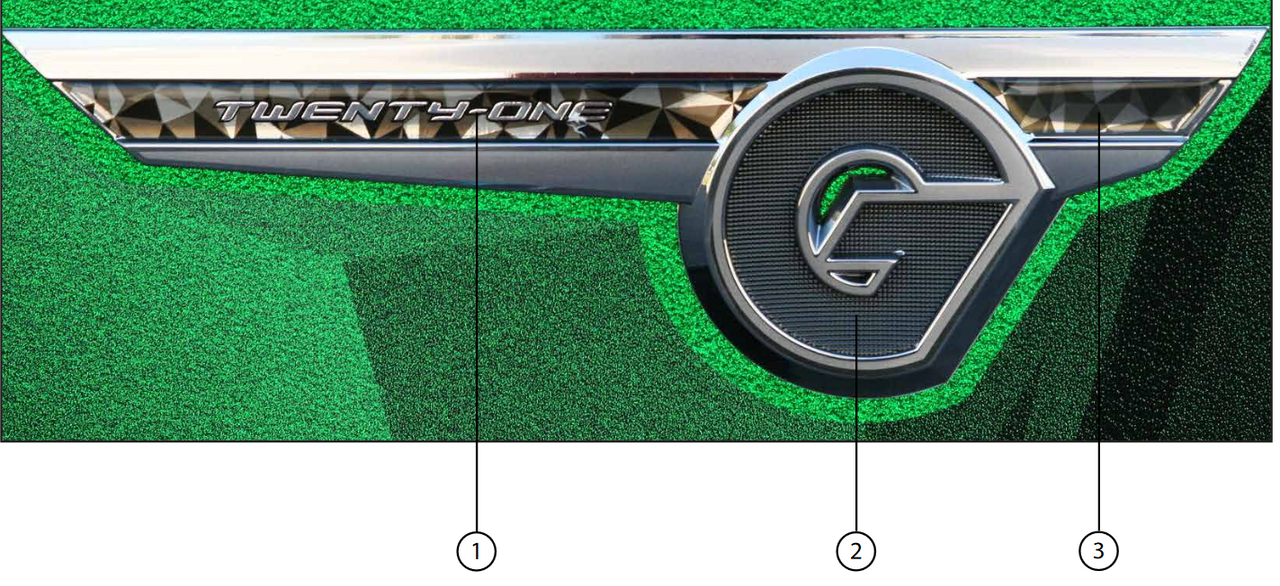 G Designator Decal G21, G23, G25 - 2016-2017