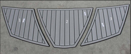 NON-SKID, TITANIUM 3 PC. SM. PLTFM