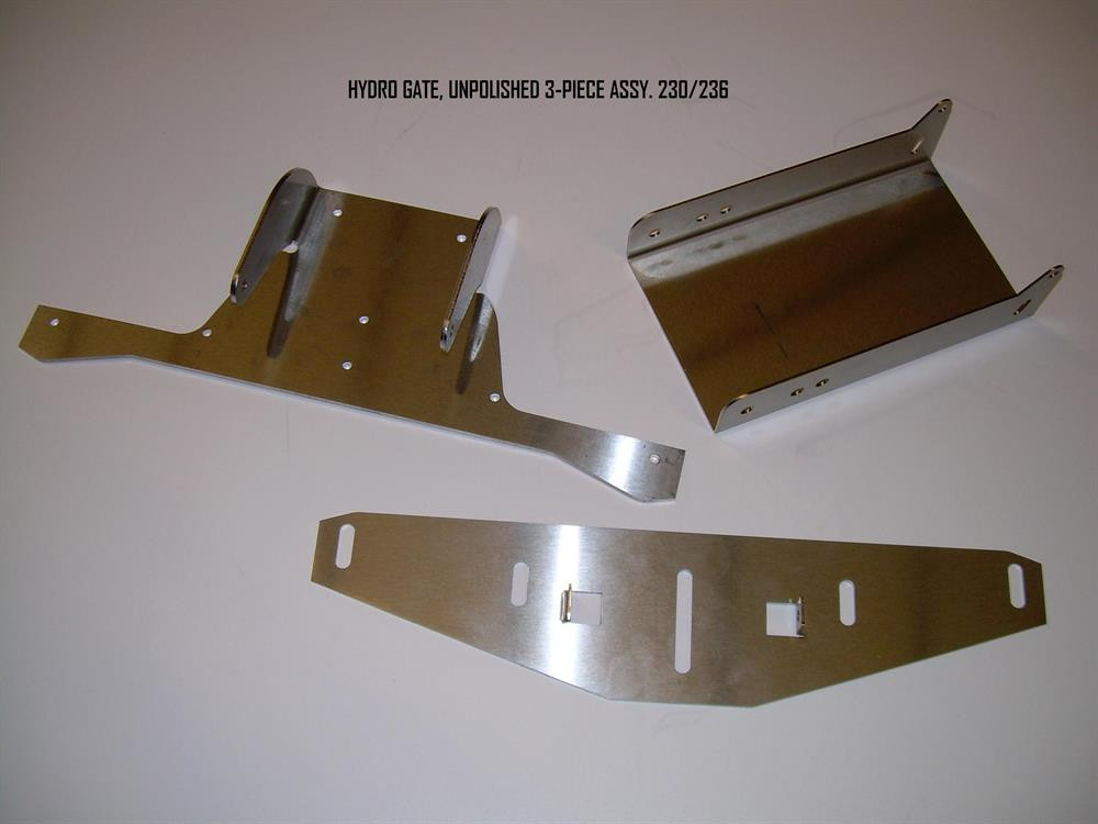 HYDROGATE, UNPOLISHED 3 PART ASSEMBLY 230/236 2009-