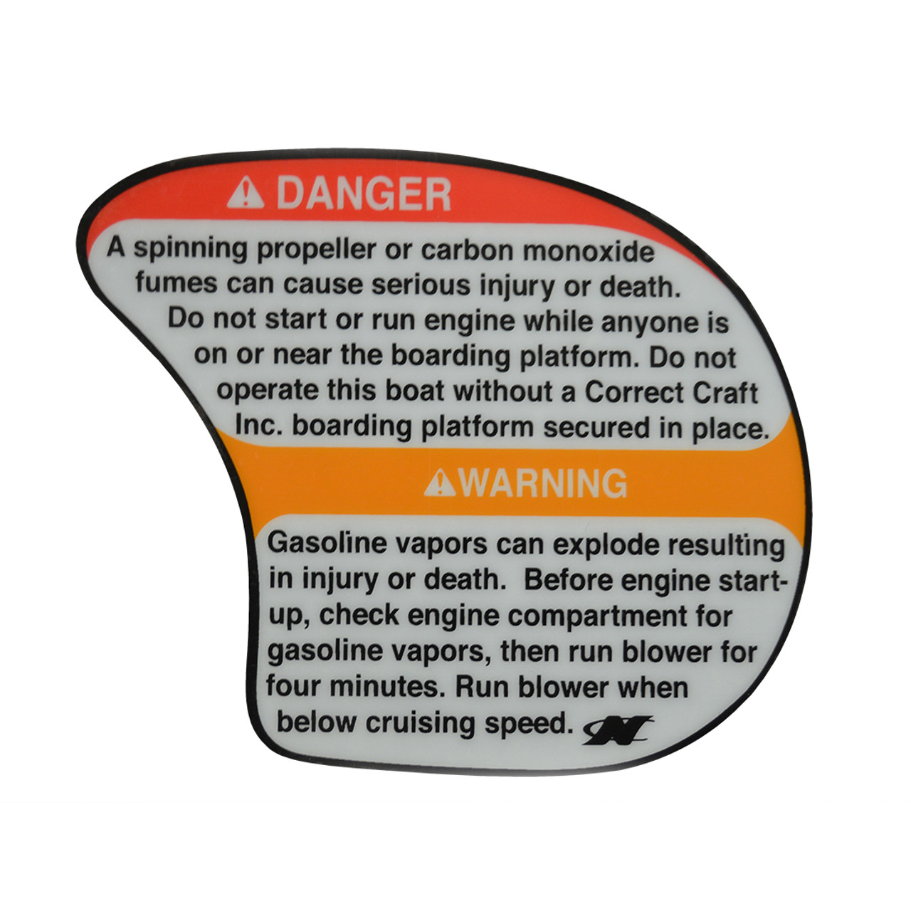 DECAL,WARNING FOR DASH POD (REMOTE OR IGNITION PANEL)