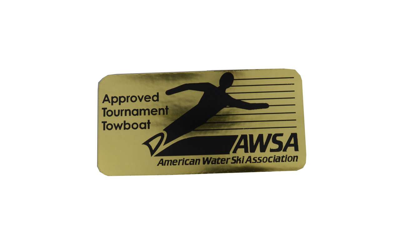 Decal, AWSA Approved Tournament Towboat