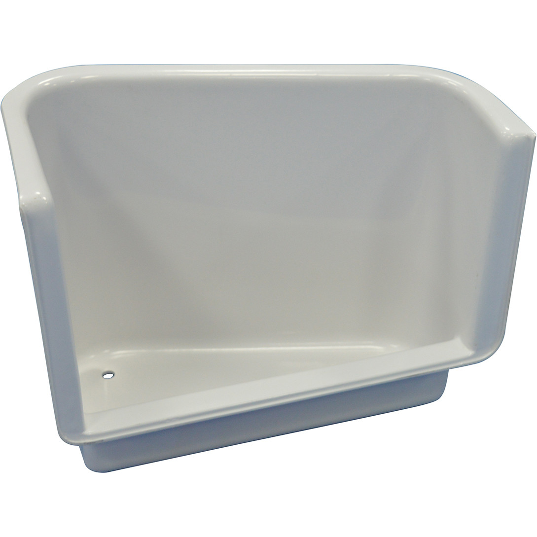 STERN STORAGE TRAY, PORT WHITE ABS (230)
