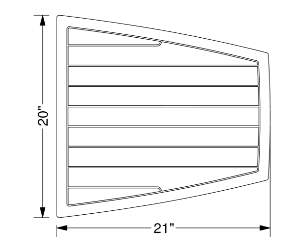 2016-2019 G23 Bow Filler SeaDek