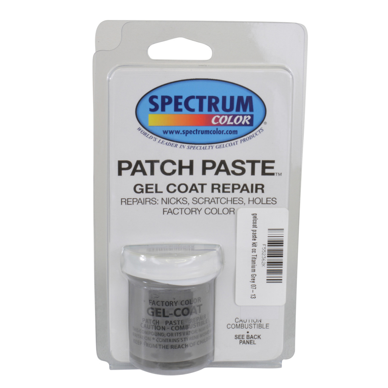 GEL COAT PATCH KIT - CORRECT CRAFT TITANIUM GREY 2014-2015