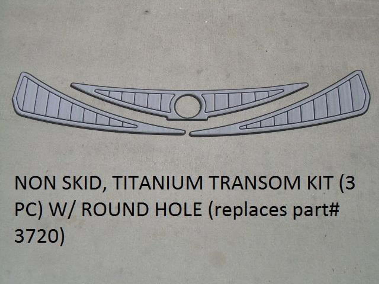 Transom SeaDek 220 oval and round 3-pc kit
