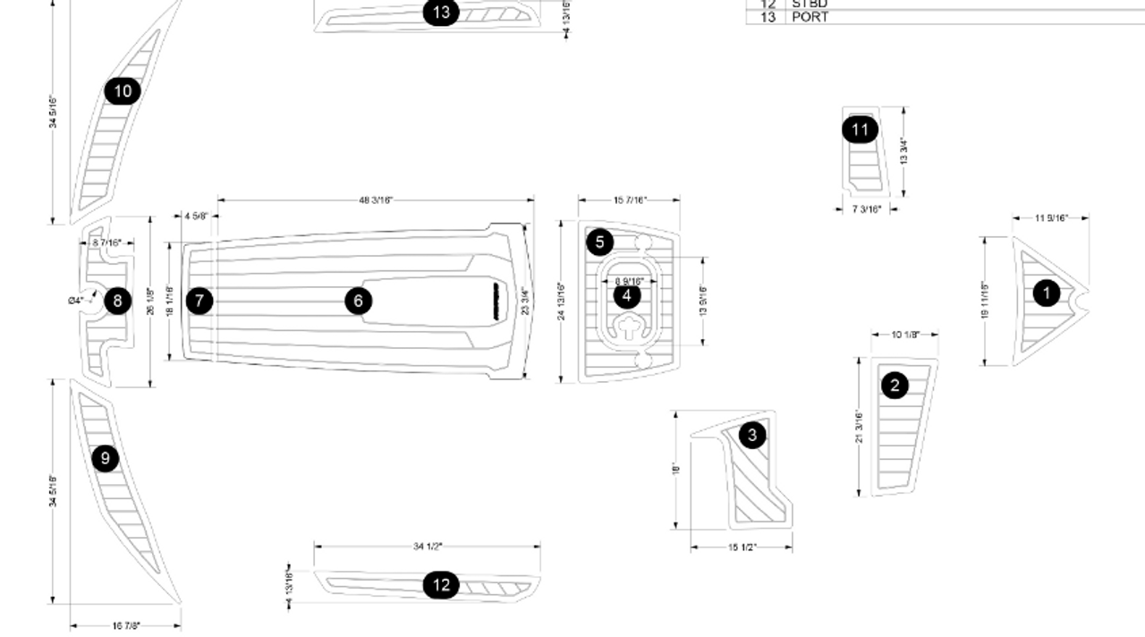 2018 230 DECK KIT SEADEK