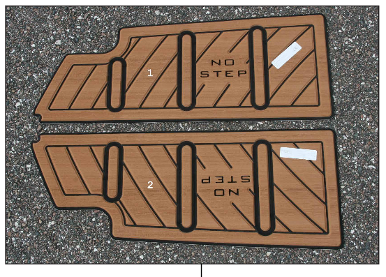 2014-2015 210 FAUX TEAK STORAGE TRAY SEADEK