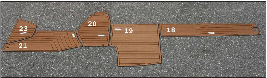 2014-2015 230 FAUX TEAK FLOOR KIT SEADEK