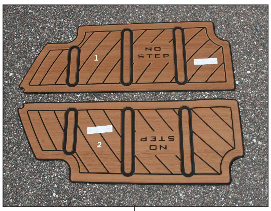 2014-2015 230 FAUX TEAK STORAGE TRAY KIT(SURF BALLAST) SEADEK