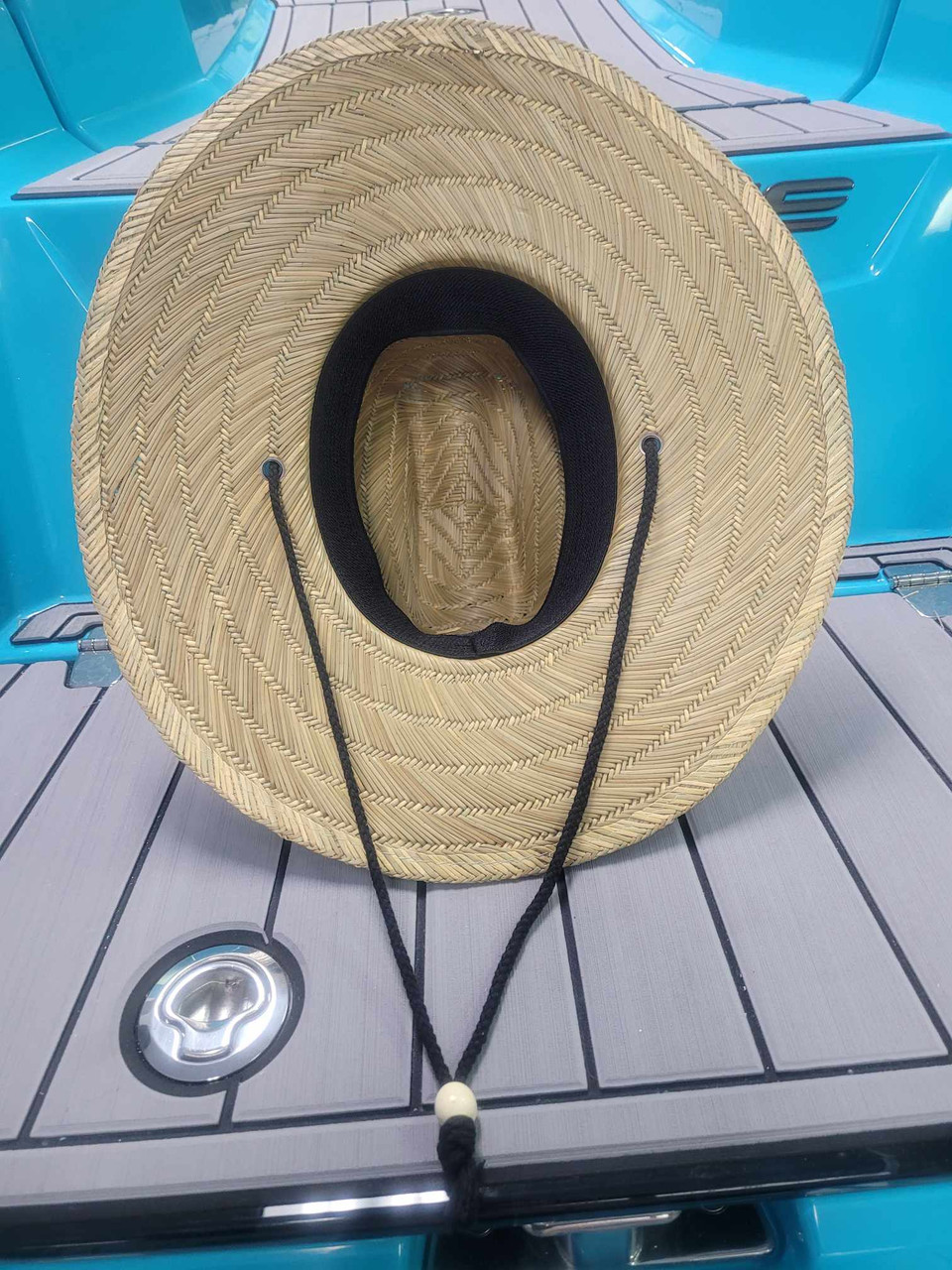 Nautique Straw hat- Red Woven Label