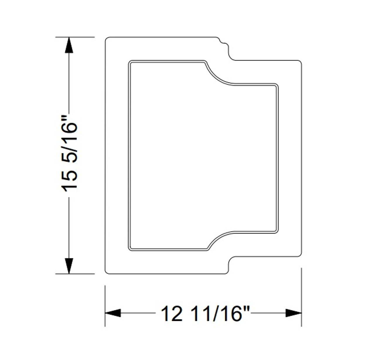 NON-SKID LOVE SEAT EXT TITANIUM