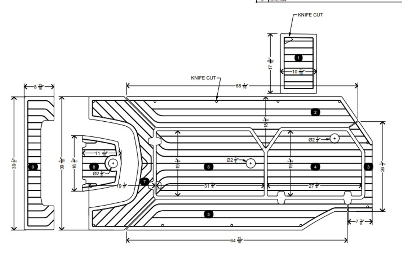 NON-SKID FLOORBOARD G23