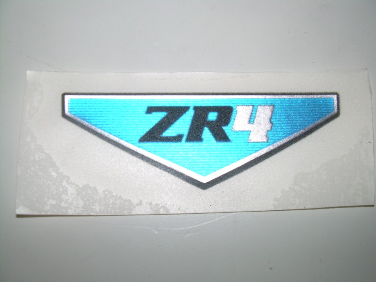 DECAL ZR4 DOMED INSERT 1.02' X 2.96" BLUE