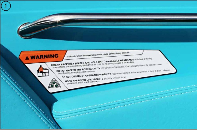 DECAL BOW WARNING LABEL