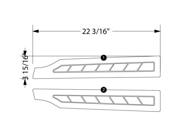 NON-SKID TWO PIECE #12 AND #13 (G21 MOCHA) FOR PART# 160301
