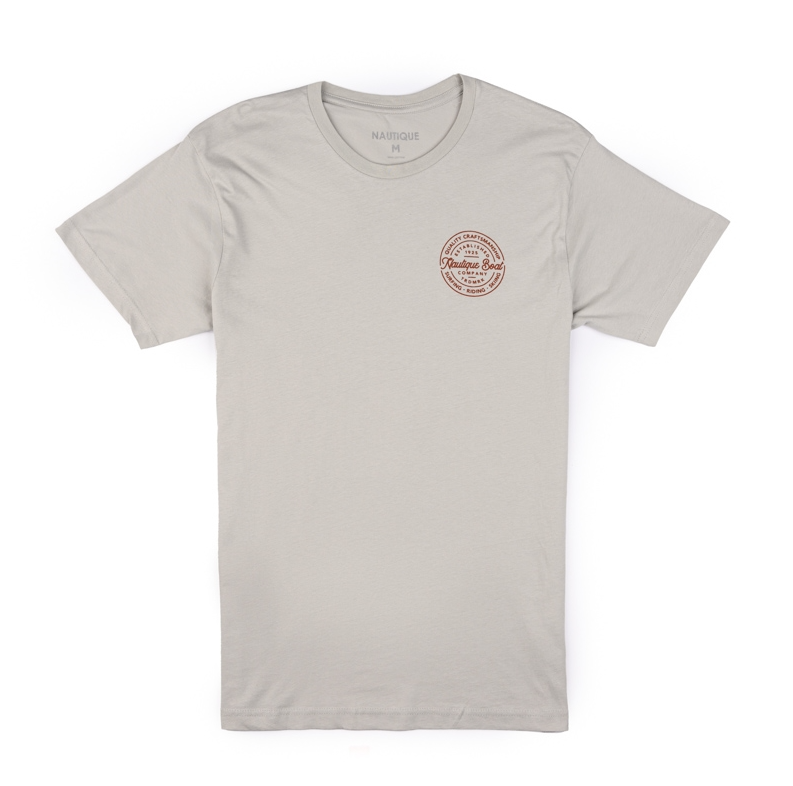 NAUTIQUE TRADE CIRCLE SS TEE- SILVER