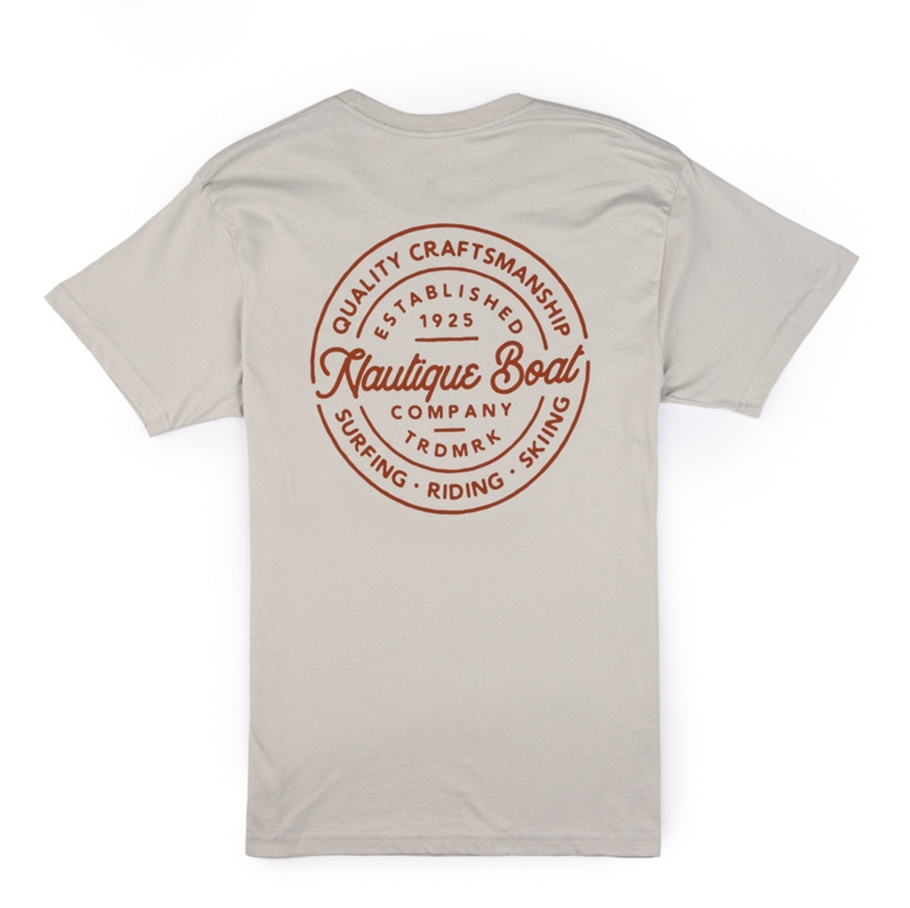 NAUTIQUE TRADE CIRCLE SS TEE- SILVER