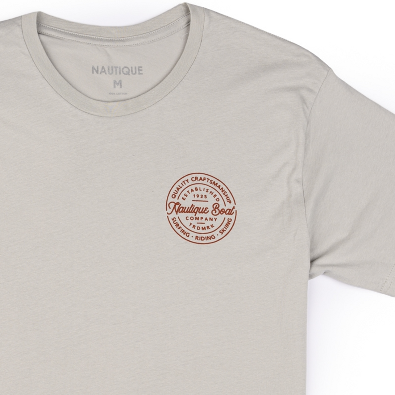 NAUTIQUE TRADE CIRCLE SS TEE- SILVER