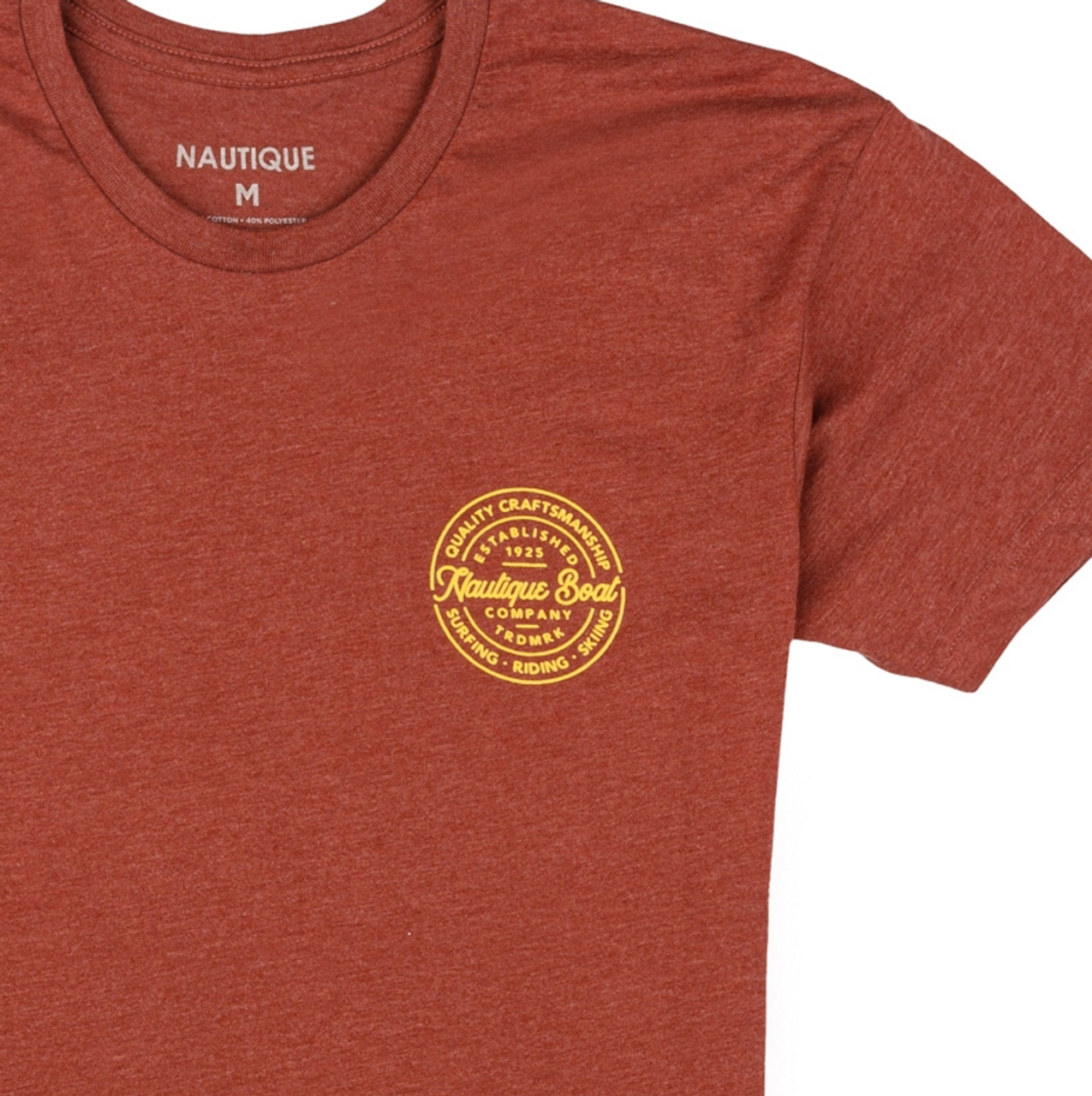 NAUTIQUE TRADE CIRCLE SS TEE- SPICE HEATHER