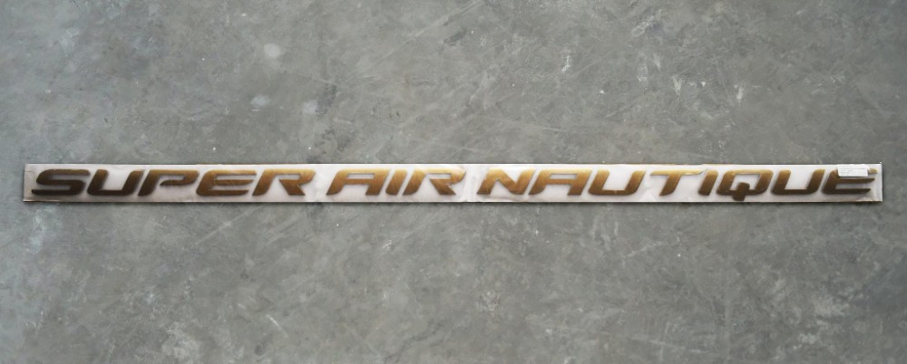 DECAL SUPER AIR NAUTIQUE CHROMAX GOLD 2.55" X 69"