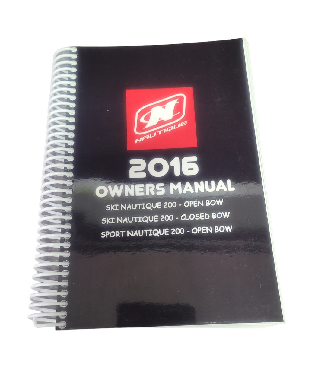 OWNERS MANUAL- 2016 SKI NAUTIQUE 200 OPEN & CLOSED BOW, SPORT NAUTIQUE 200 OPEN BOW