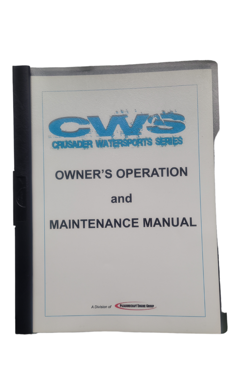 OWNERS OPERATION AND MAINTENANCE MANUAL- 2012 CATANIUM CES 5.7L, 6.0 MPI, CATANIUM CES 6.0L
