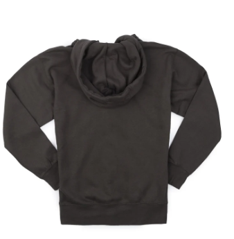 FACTORY SUNRISE ZIP HOODIE- VINTAGE BLACK
