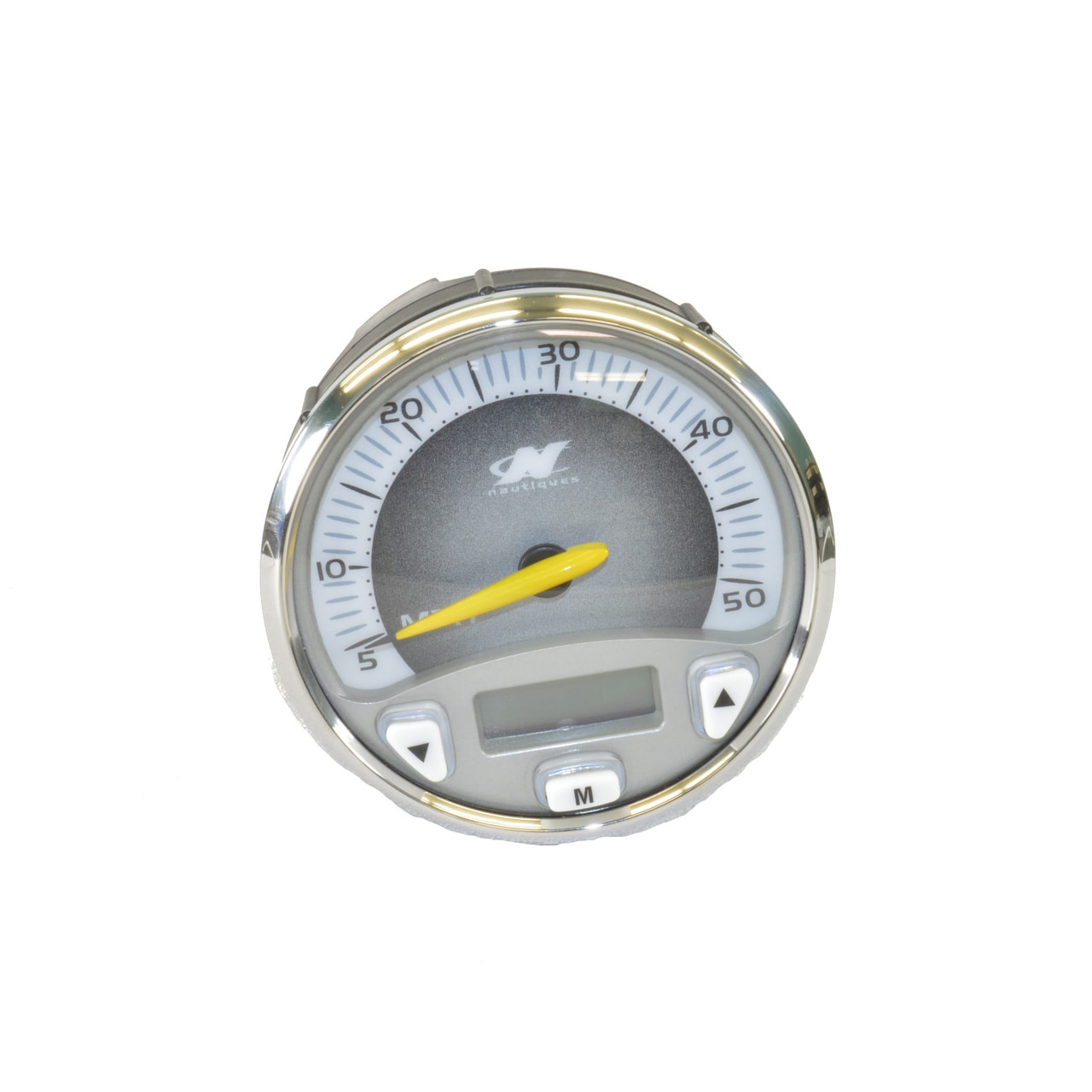 Speedometer, Faria with silver bezel