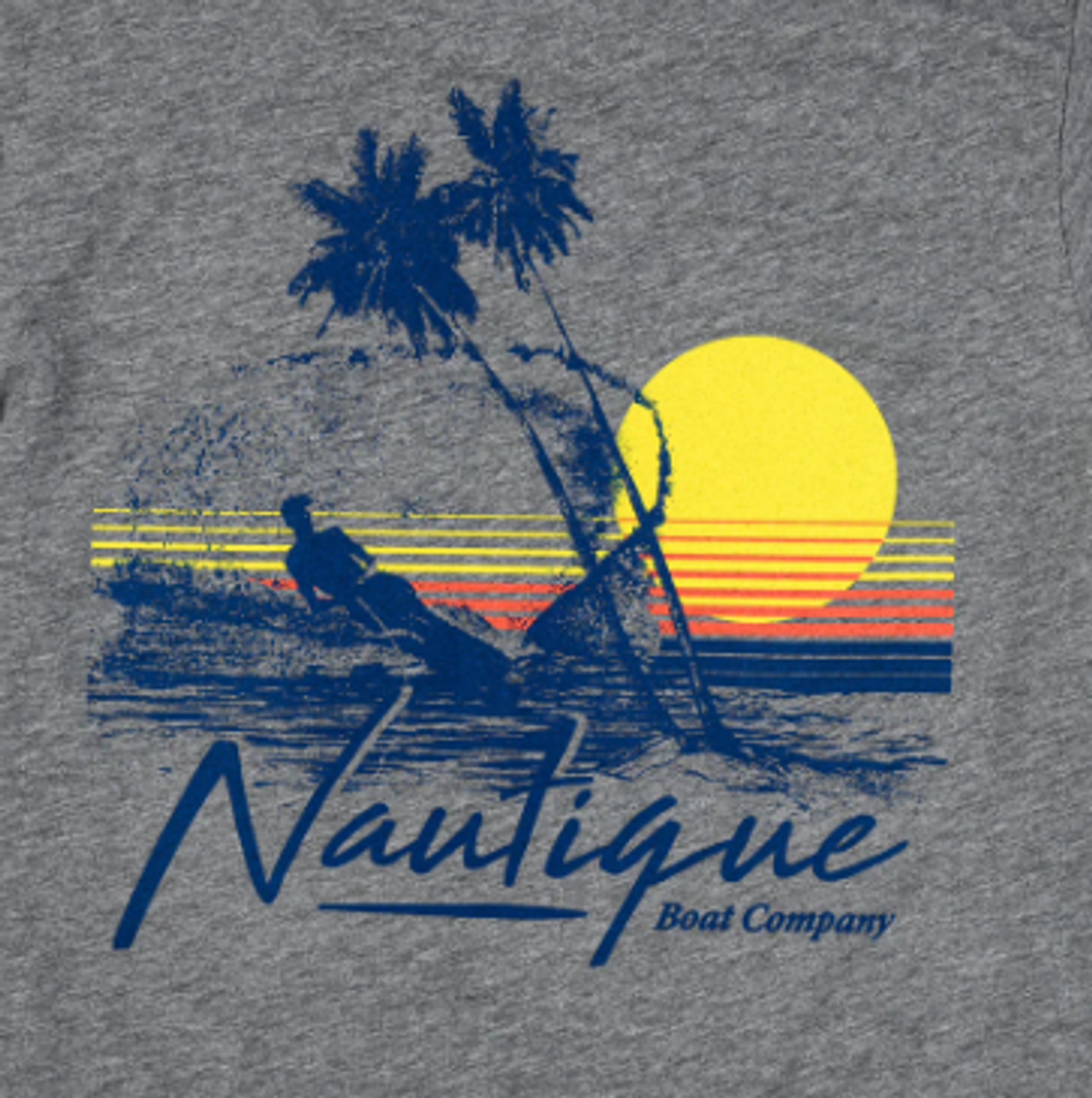 SUNSET VIBES TEE- GREY