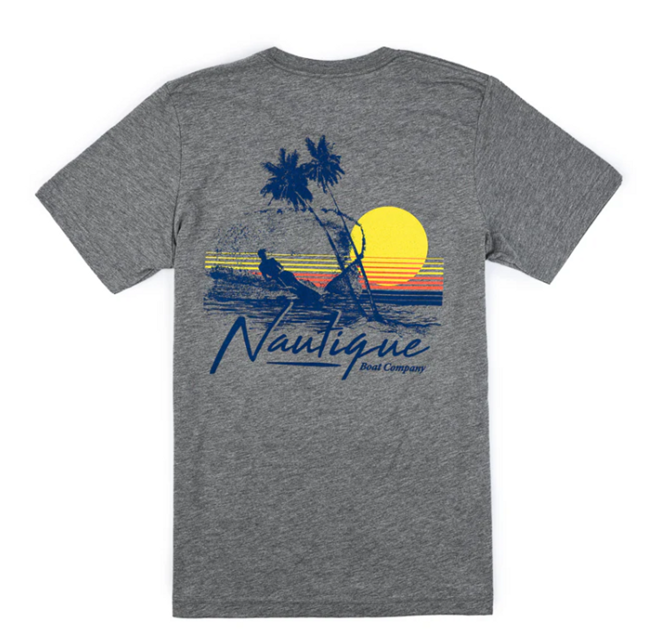 SUNSET VIBES TEE- GREY