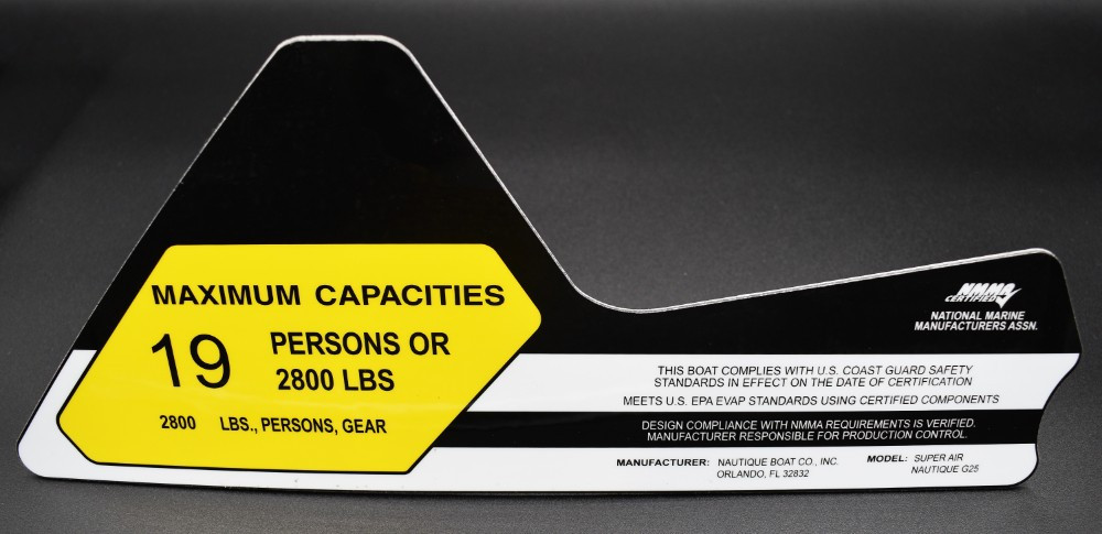 DECAL MAX CAP G25 MY21