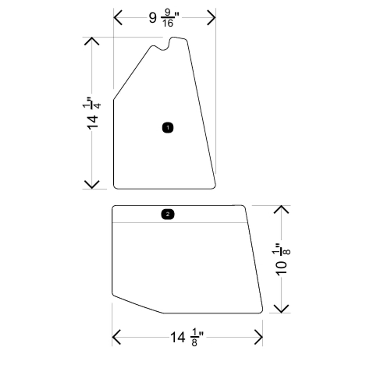 NON-SKID GLOVEBOX TUB 2021-2024 G21/G23/G25