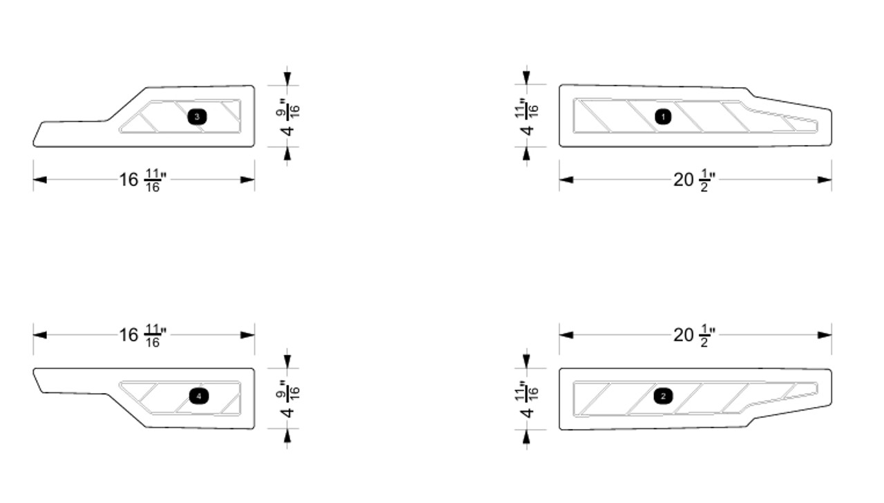 NON-SKID COCKPIT GUNNEL S21