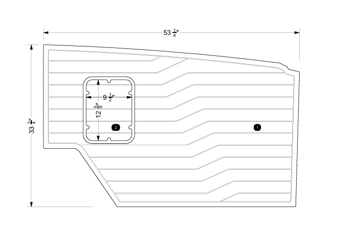 NON-SKID LOVESEAT STRINGER S21