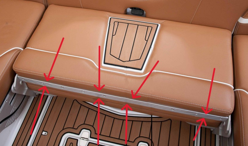 SLIDING BENCH COVER STRIP