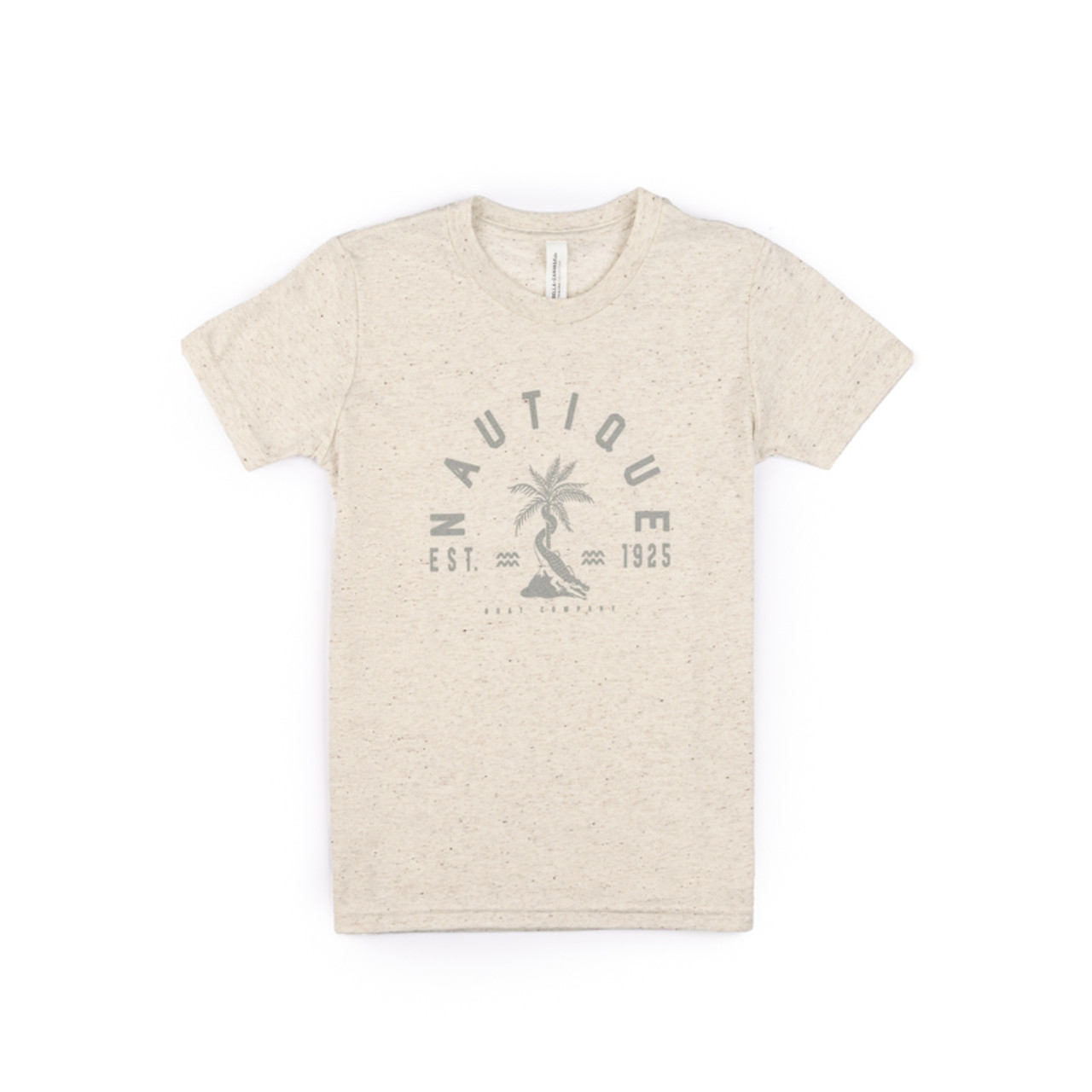 NAUTIQUE YOUTH FLORIDA SS TRIBLEND TEE-OATMEAL